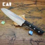 Dao KAI Nhật Wakatake Santoku Cooking Knife dao bếp thái đầu tròn lưỡi thép không gỉ cao cấp 165mm AB5420