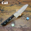 Dao KAI Nhật Wakatake Santoku Cooking Knife dao bếp thái đầu tròn lưỡi thép không gỉ cao cấp 165mm AB5420