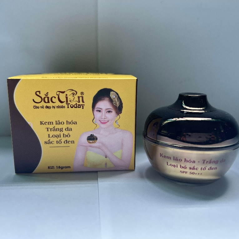 Kem Face Sắc Tiên [Nâu-Vàng] - Thay Thế Kem Lót, Dưỡng Sáng, Da Căng Bóng 18g
