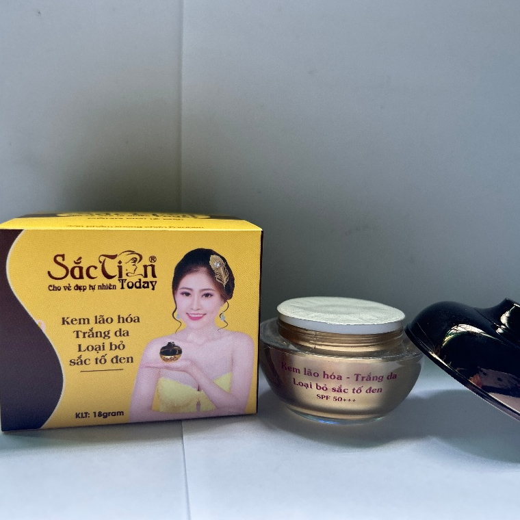 Kem Face Sắc Tiên [Nâu-Vàng] - Thay Thế Kem Lót, Dưỡng Sáng, Da Căng Bóng 18g