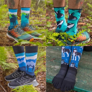 Tất vớ xỏ ngón nam nữ chạy bộ chạy trail chống phồng rộp leo núi coolmax thoáng khí nhanh khô giảm mùi hôi