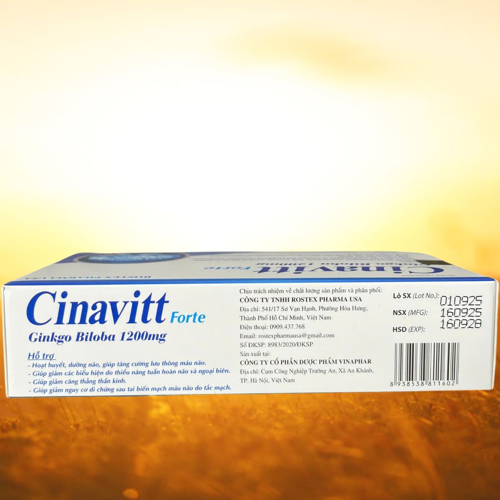 Cinavitt Forte - Rostex - Vinaphar - Vitamin Thanh Lọc