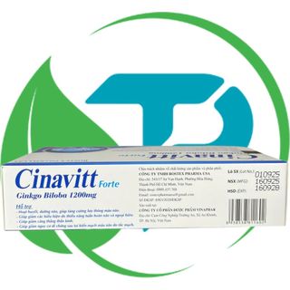Combo 2 Hộp Cinavitt Forte - Rostex - Vinaphar - Vitamin Phục Hồi