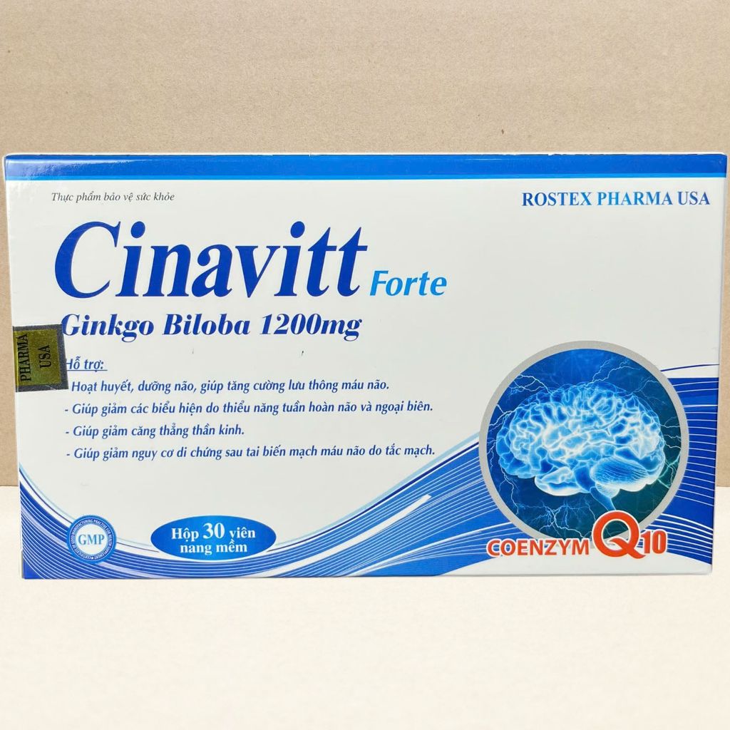 Combo 5 Hộp Cinavitt Forte - Rostex - Vinaphar - Vitamin Chữa Lành