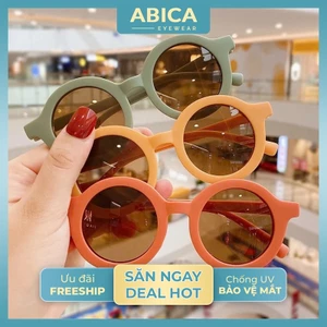 Kính râm mát,kính mát thời trang màu Pastel cho bé trai bé gái cho bé 2 tuổi- 5 tuổi ABICA 300