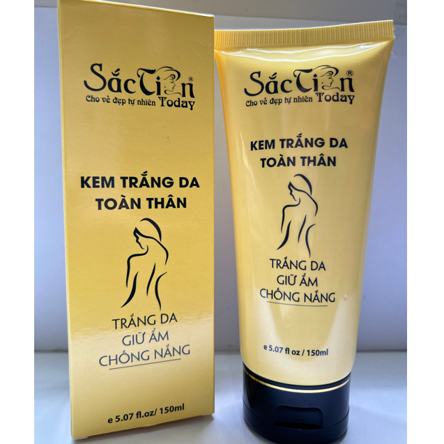 Kem Dưỡng Thể Sắc Tiên Today - Nâng Tông Tức Thì, Da Trắng Mịn, Bảo Vệ Da Hiệu Quả (Vàng)