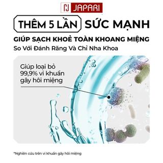 Nước Súc Miệng Listerine Cool Mint/Green Tea 250ml/750ml - Nước Xúc Miệng Bạc Hà Ngừa Sâu, Thơm Miệng - Japari