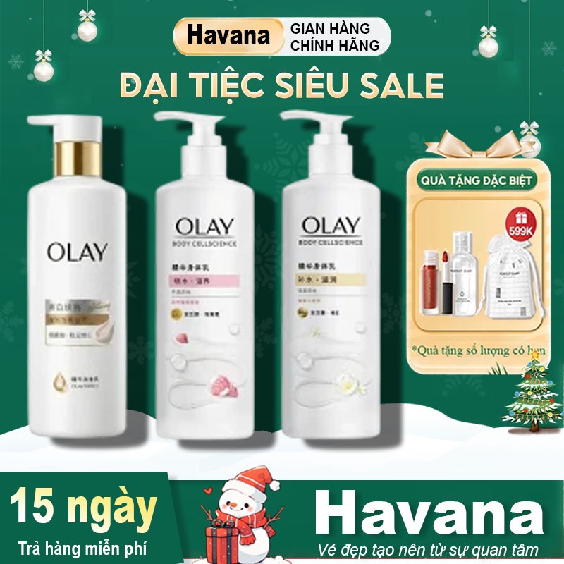 Sữa Dưỡng Thể B3 Olay Whitening Dưỡng Sáng Cấp Ẩm Mềm Mịn Da 260g