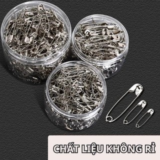 Ghim để cố định vải, sử dụng ghim để cố định thẻ căn cước và quần áo để làm thiệp cưới, làm đồ thủ công Ghim kim loại
