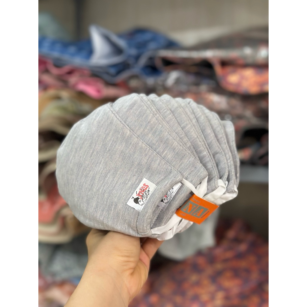 Combo 10 Khẩu Trang 2 Mặt Vải Thun Mềm Dày Cao Cấp Nam Nữ – Co Giãn 4 Chiều