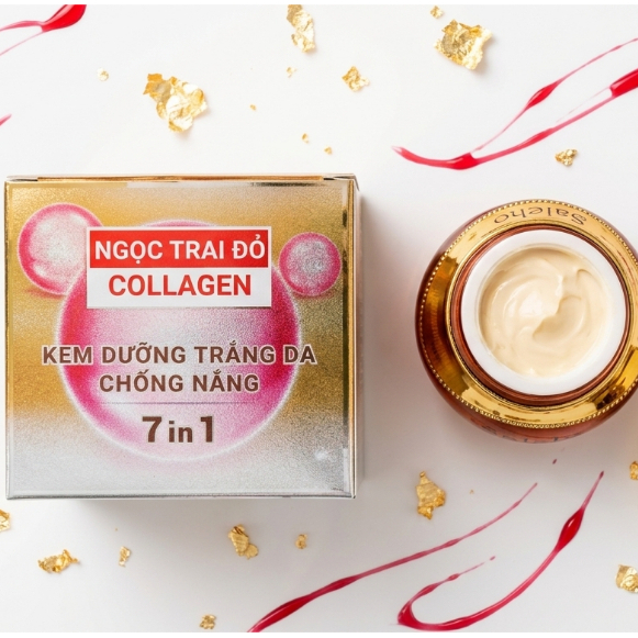 Kem Face Saieho 7in1 [Nâu-Vàng] - Dưỡng Sáng Da, Chống Nắng, Mềm Mượt Tự Nhiên