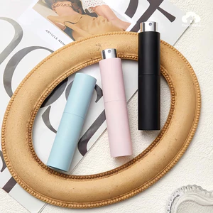 🌤️COD🌤️Chai lọ chiết nước hoa xịt phun sương mini bỏ túi 10ml thủy tinh nhôm tròn tự động.