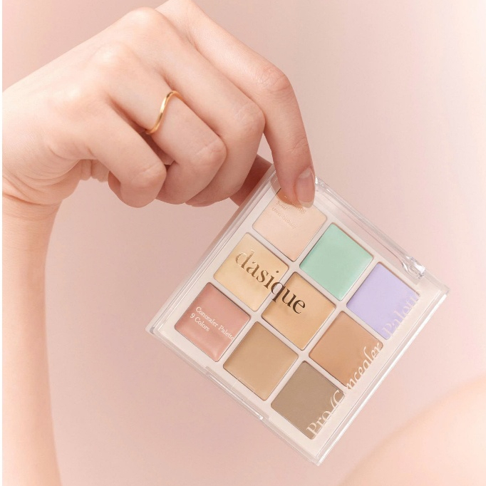 Che Khuyết Điểm Dasique Pro Concealer Palette 9 ô