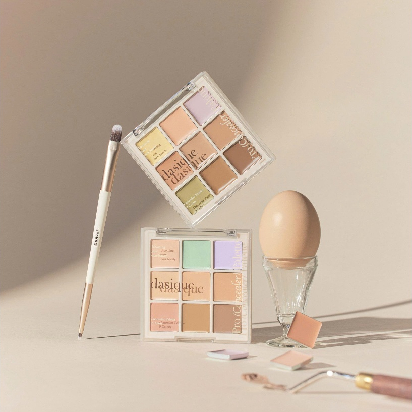 Che Khuyết Điểm Dasique Pro Concealer Palette 9 ô
