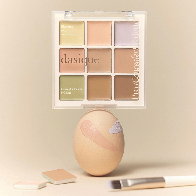 Che Khuyết Điểm Dasique Pro Concealer Palette 9 ô