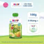 MiLaMin Store - Dinh dưỡng 100% Trái cây nghiền Organic HiPPiS Kiwi, Lê, Chuối 100g, dành cho bé từ 6 tháng tuổi