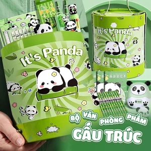 Bộ quà tặng văn phòng phẩm hoạt hình cho học sinh, gồm bút sổ túi dễ thương làm quà sinh nhật