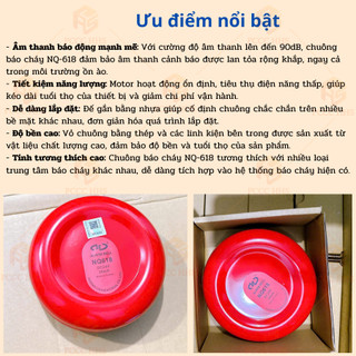 Chuông báo cháy 6 inch 24V HORING NQ-618