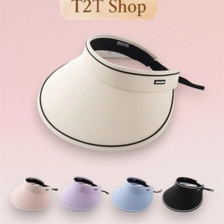 T2T Mũ rộng vành nửa đầu thời trang chống nắng chống tia UV , năng động trẻ trung tiện lợi Mũ Chống Nắng Thời Trang