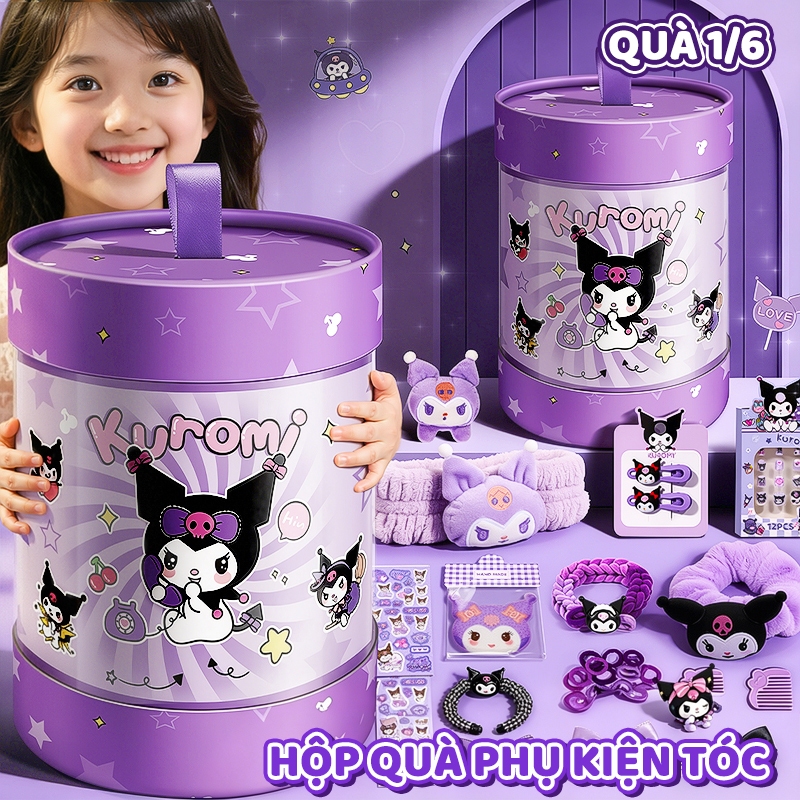 Bộ phụ kiện tóc hình thùng ôm – Bộ quà tặng dễ thương dành cho bé gái nhân Ngày Quốc tế Thiếu nhi