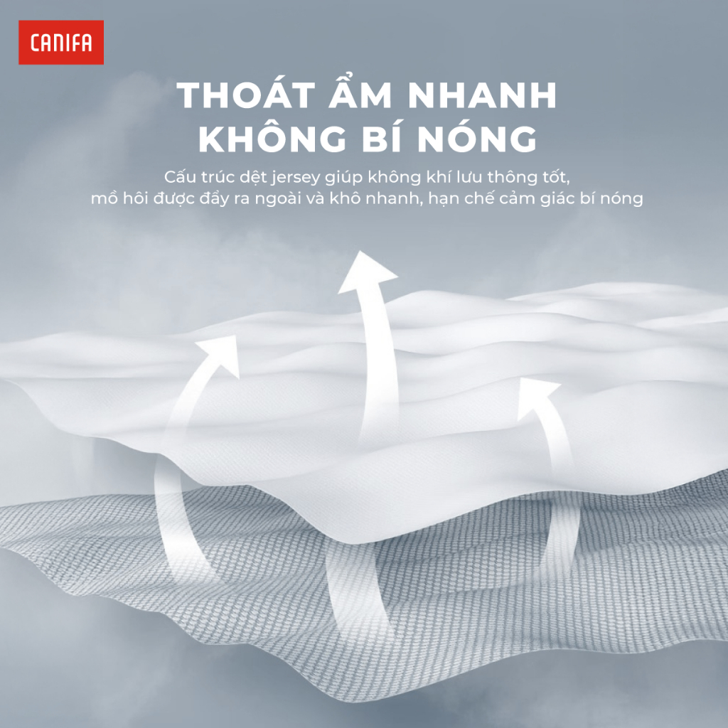 Áo polo nam CANIFA cộc tay cổ bẻ form regular họa tiết trơn basic DQ PS26 8TP26A005