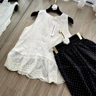 Set bộ nữ vintage Loại 1 thiết kế áo babydoll sát nách mix quần ống suông bi chân bèo tiểu thư siêu xinh