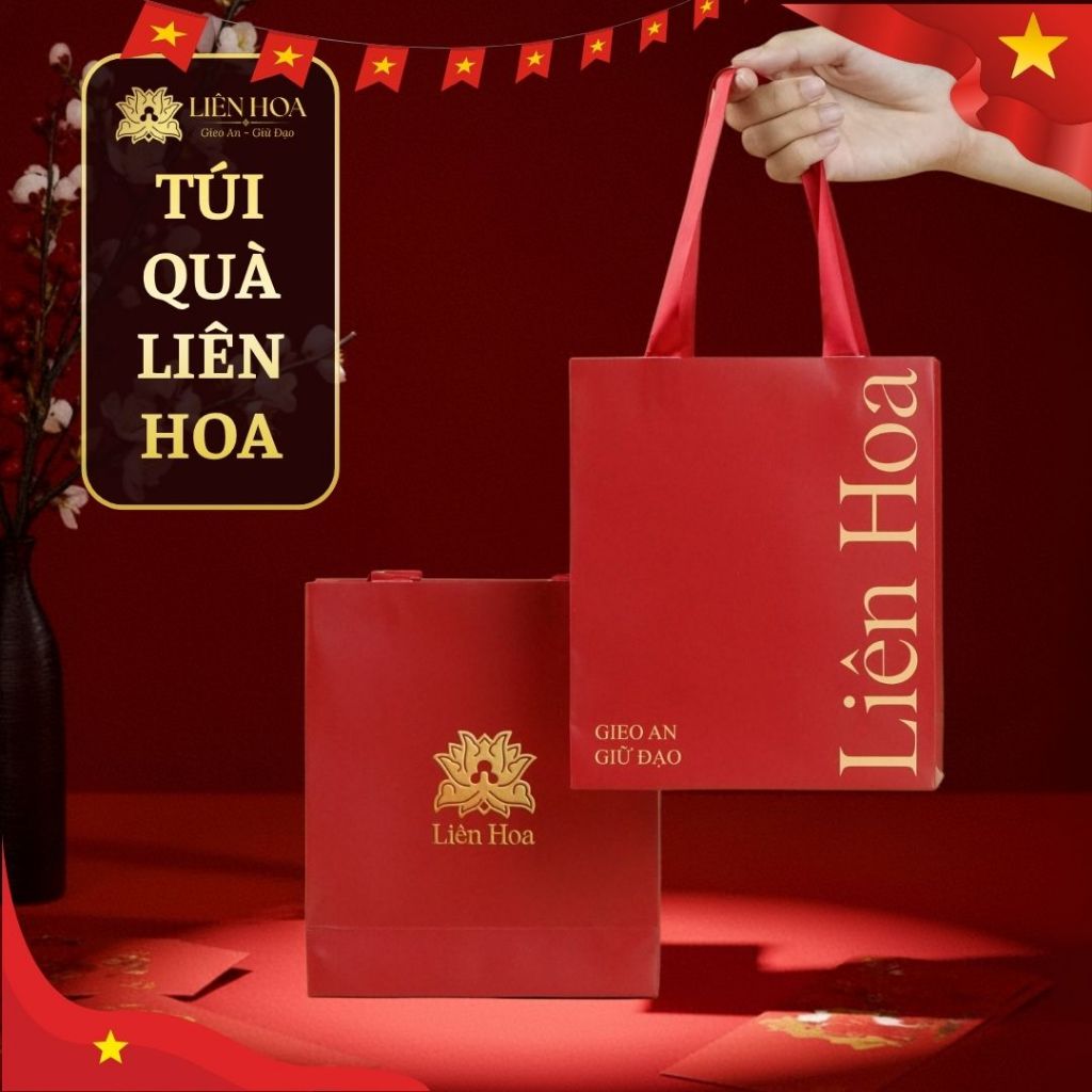 Túi Giấy Đỏ Liên Hoa - Mỗi Món Quà - Một Câu Chuyện - Sang Trọng & Tinh Tế Đến Từng Chi Tiết