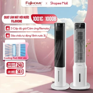 Quạt tháp làm mát điều hoà không khí nhập khẩu Fujihome, quạt tháp đối lưu làm mát hơi nước 3 chế độ gió đa năng