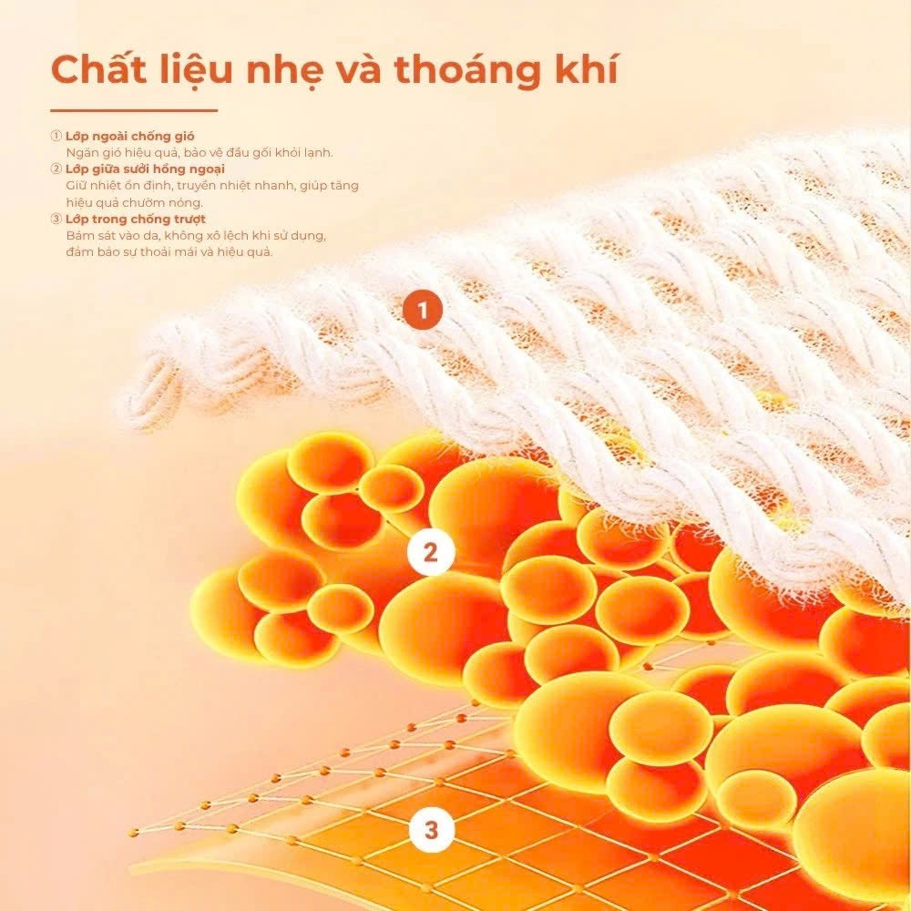 Máy Massage Đầu Gối Trị Liệu Chính Hãng Zlife Z319, Mát Xa 3D Chườm Nóng Thảo Dược Giảm Đau Tức Thì