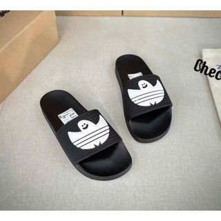 Dép Quai Ngang Adidas 3 sọc Đỏ Mận Bản Cao Cấp Đế PU 2 lớp - Dép Nam Quai Ngang DAS Full Mận Hottrend 2026