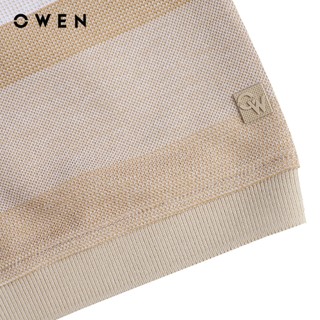 Owen - Áo polo Body Fit APV262019 màu Nâu chất liệu CVC Spandex