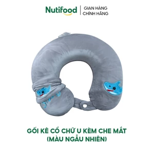 Gối kê cổ chữ U kèm che mắt