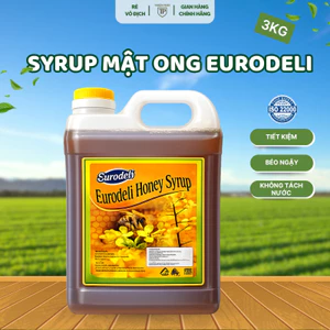 Siro Mật Ong Eurodeli 3kg Đài Loan Cao Cấp