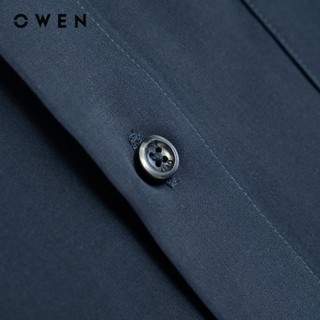 Owen - Áo sơ mi dài tay Regular Fit AR261049DT màu Xanh tím than chất liệu Ultra modal