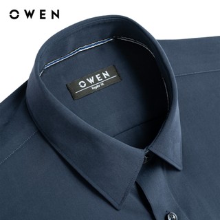 Owen - Áo sơ mi dài tay Regular Fit AR261049DT màu Xanh tím than chất liệu Ultra modal