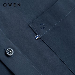 Owen - Áo sơ mi dài tay Regular Fit AR261049DT màu Xanh tím than chất liệu Ultra modal