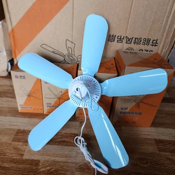 Quạt màn trần mini 5 cánh nhựa cao cấp, Quạt trần mini quạt đuổi ruồi muỗi bảo hành 12 tháng