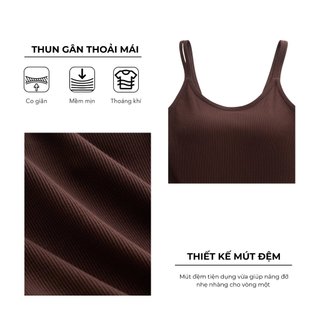 [🔥HOT] Áo Thun Hai Dây Nữ Form Fitted - Routine 10S26TTOW001