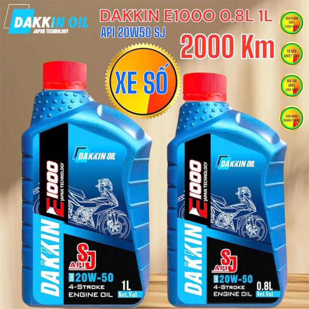 Dầu Nhớt DAKKIN E1000 XE SỐ SAE 20W50 API SJ JASO MA2