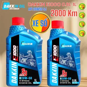 Dầu Nhớt DAKKIN E1000 XE SỐ SAE 20W50 API SJ JASO MA2