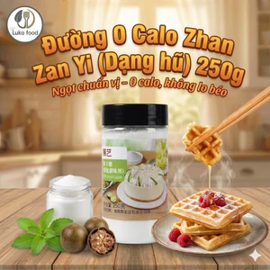 Đường Ăn Kiêng 0 Calo Zhan Yi 250g - Ngọt Thanh, Làm Bánh Healthy & Eat Clean Cho Người Tiểu Đường