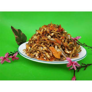 Cá Cơm Rim Tỏi Ớt Nha Trang 300g – Đặc Sản Khô Ăn Liền, Không Chất Bảo Quản