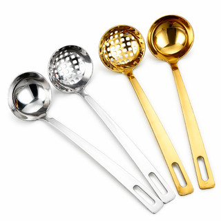 Muôi múc canh súp múc lẩu A1 inox có lỗ treo muỗng  lọai tốt - DụngCụĂnLẩu - MuỗngĂnLẩu