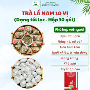 Hộp 30 Gói Trà Lá Nam 10 Vị Thảo Dược Zone Dạng Túi Lọc