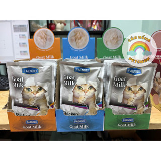 [Hỏa Tốc] Pate sữa dê FAENBEI cho mèo - Gói 85g