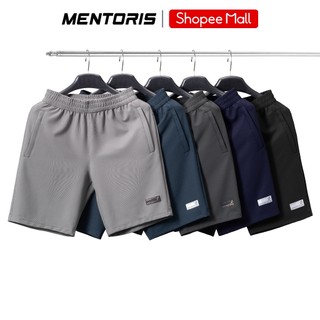 Quần Short Nam MENTORIS, Quần Đùi Thể Thao Vải Waffle 3D Thoáng Khí, Form Gọn Gàng Trẻ Trung MSR2607