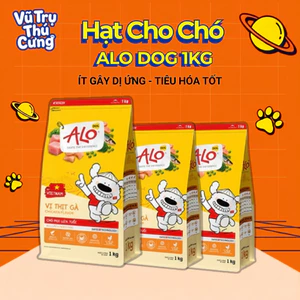 Hạt Cho Chó Alo Dog 1Kg Vị Thịt Gà, Dành Cho Chó Mọi Lứa Tuổi, Hỗ Trợ Da Bóng - Mượt Lông Da