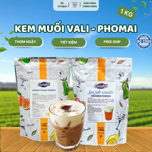 Bột kem hương phô mai, vị muối eurodeli 1kg