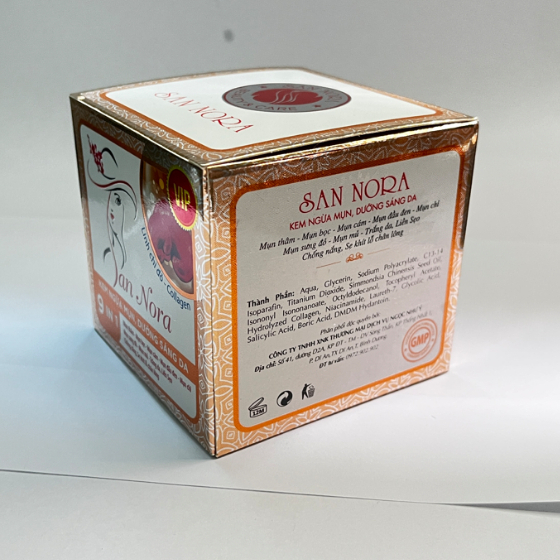 Kem San Nora 9in1 (Vàng-Trắng) - Kem Face Dưỡng Ẩm Kiểm Soát Nhờn, Cải Thiện Đốm Nâu 30g