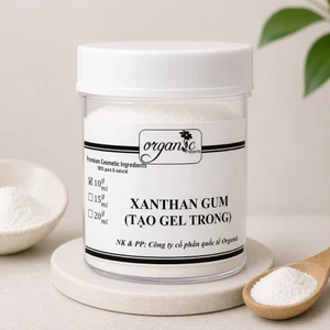 XANTHAN GUM – TẠO GEL TRONG SUỐT
